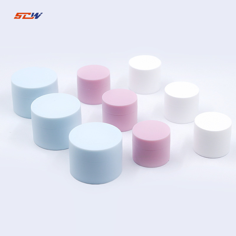 5g 15g 20g 30g 50g Cosmetic Cream Jar Colored Skin Care Cream Jar PP Plastic Jar