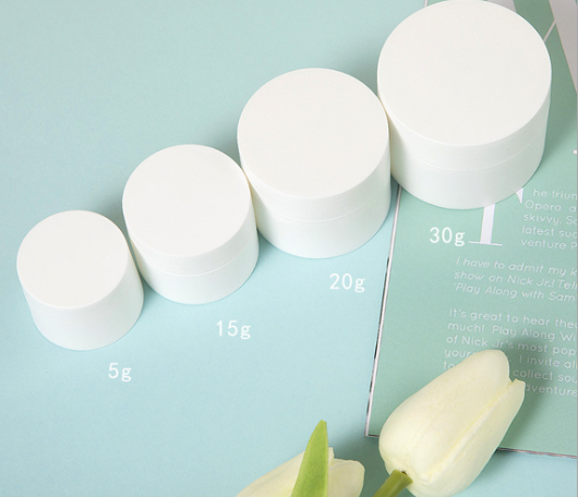 5g 15g 20g 30g 50g Matte Empty Plastic Cosmetic Cream Jar with Matte Screw Cap