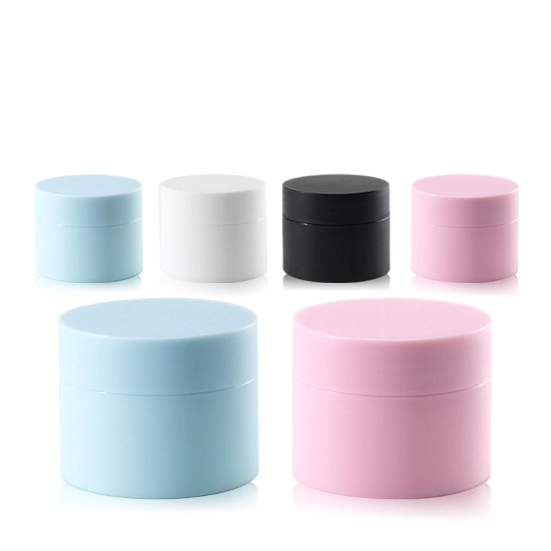 5g 15g 20g 30g 50g double wall matte plastic cosmetics face cream empty jar packaging