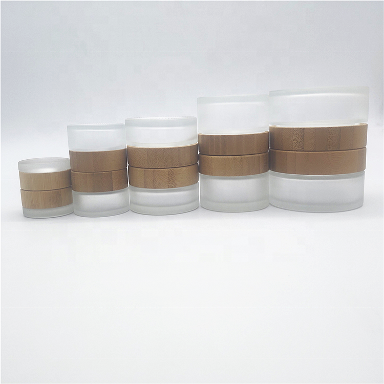 5g 15g 30g 1OZ 50g 100g bamboo cosmetic packaging face cream jar