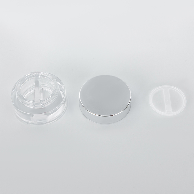 5g 15g 30g 50g 100g 120g Cosmetic Clear Frosted glass Cream Jar With Aluminum Plastic Cap/