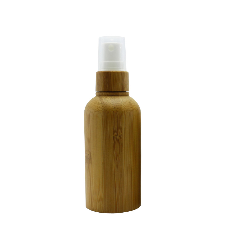 5g 15g 30g 50g 100g 200g frosted Glass Jar Bamboo Lid Bamboo Glass cosmetic Jar BP-338K