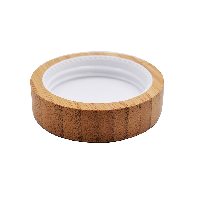 5g 15g 30g 50g 100g Cosmetic packaging clear glass jar with bamboo lid