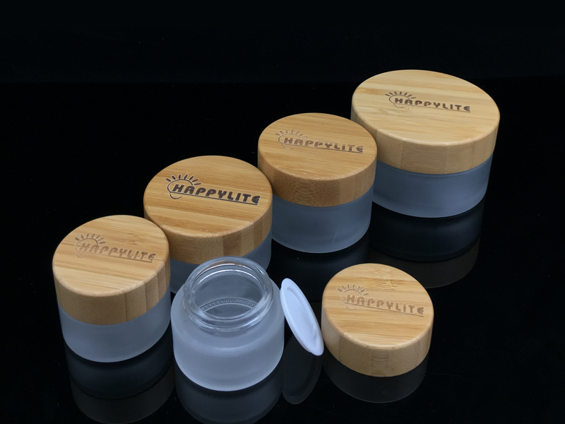5g 15g 30g 50g 100g eco design cream containers bamboo lid cosmetic jar with bamboo lid