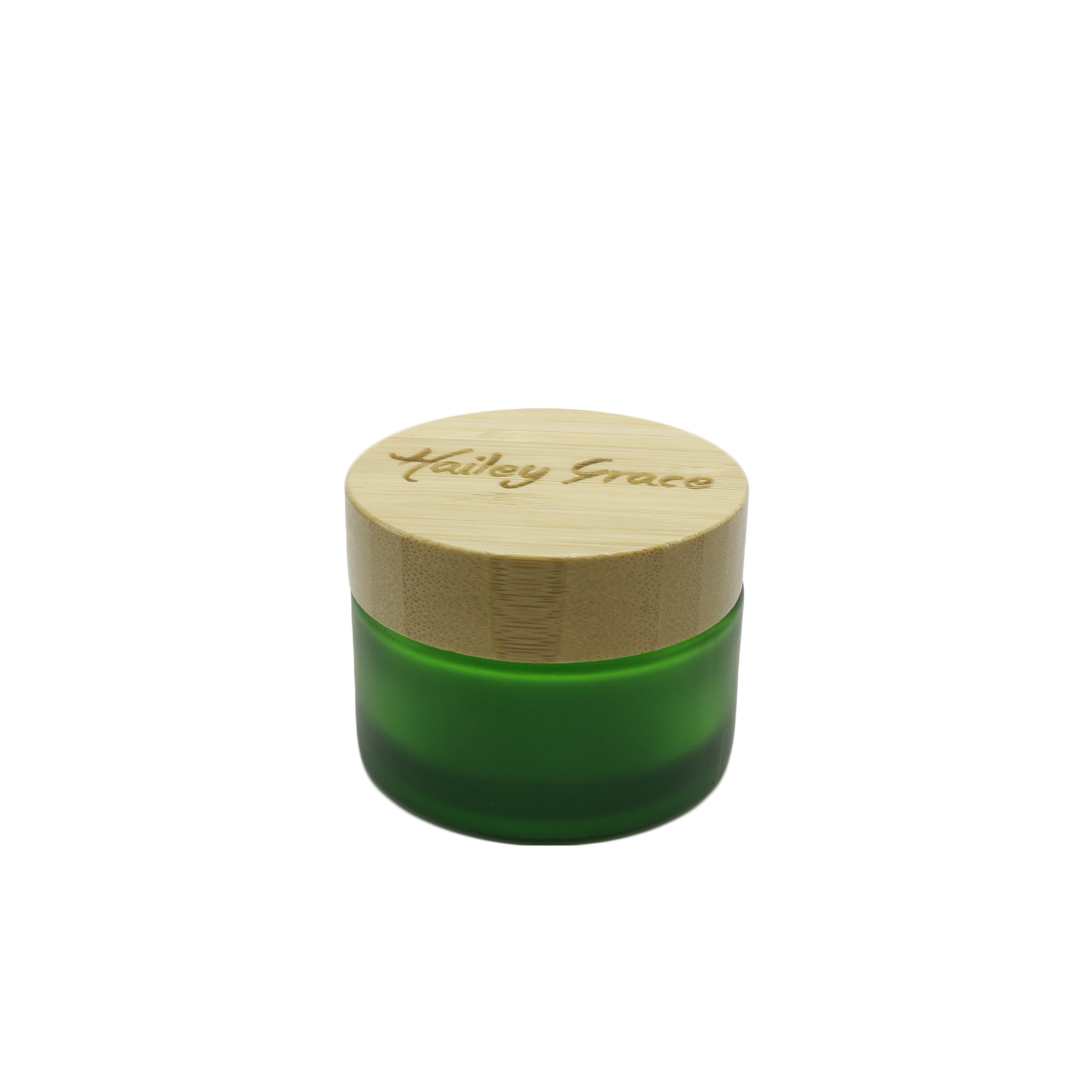 5g 15g 30g 50g 100g green frosted bamboo glass cream jar with bamboo lid bamboo spray bottle cosmetic BJ-348AN