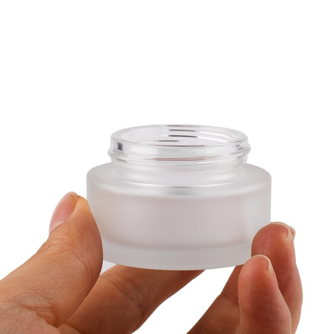 5g 15g 30g 50g 100gBamboo glass jar with glass jars cream