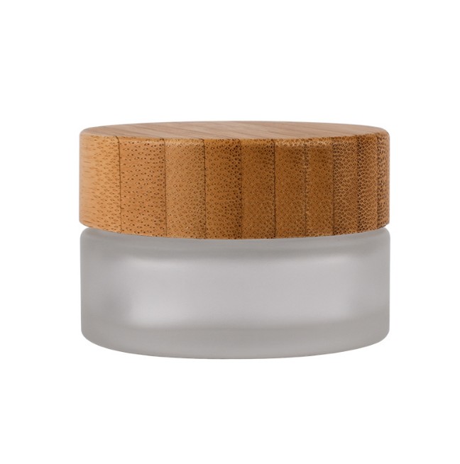 5g 15g 30g 50g 100gcosmetic container jar with 50g bamboo lid jar