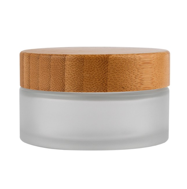 5g 15g 30g 50g 100gcosmetic container jar with 50g bamboo lid jar