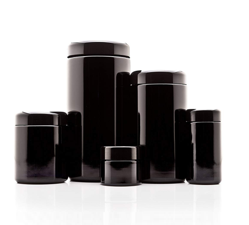 5g 15g 30g 50g 60g 100g 120g 200g 250g dark ultra violet glass Ultraviolet cosmetic jar for face cream