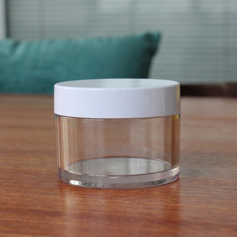 5g 15g 30g 50g 80g 100g 140g Wholesale Clear Empty Plastic Cosmetic Containers Cream Jar