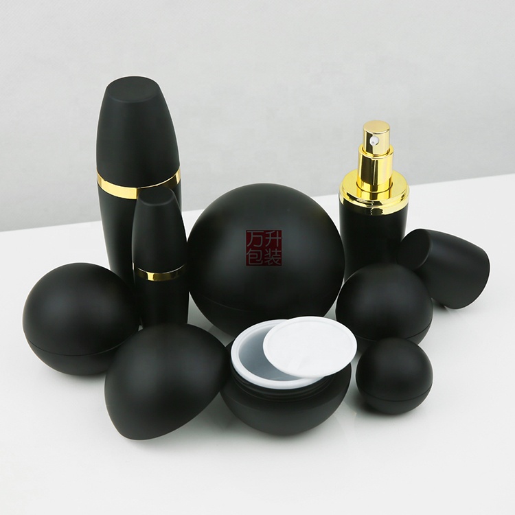 5g 15g 30g 50g 80g 100g Customized Cosmetic Skincare Plastic Acrylic Ball Shape round Cream Jar WE