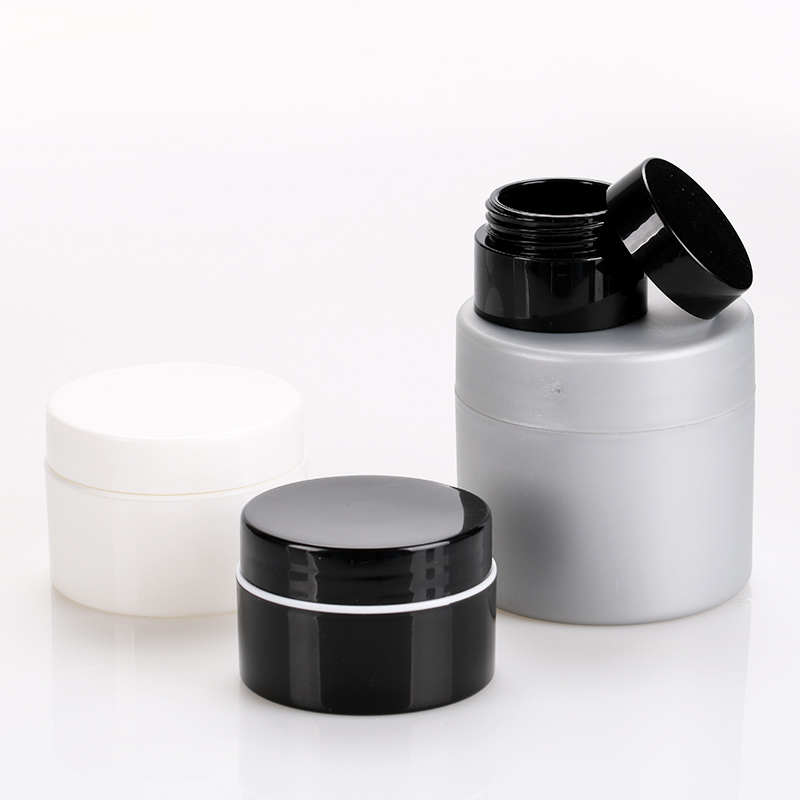 5g 15g 30g 50g Custom Nail Gel Polish PP Plastic Jar Wholesale Black Cosmetic Cream Container