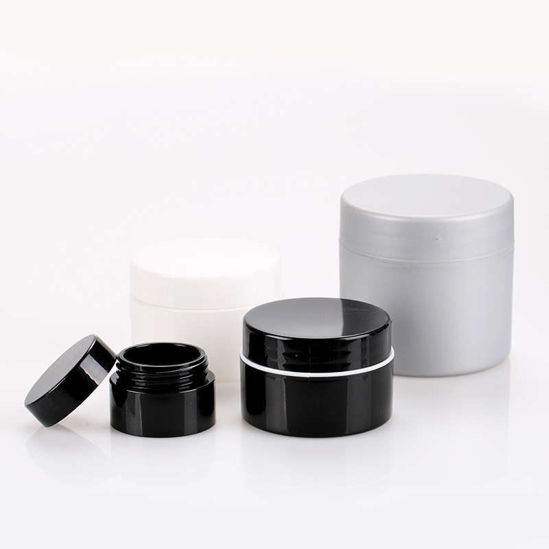 5g 15g 30g 50g Custom Nail Gel Polish PP Plastic Jar Wholesale Black Cosmetic Cream Container