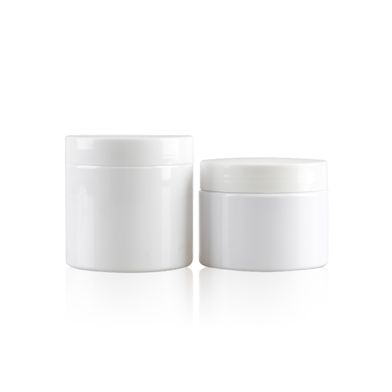 5g 15g 30g 50g black white PET plastic preforms jars with good quality wide mouth jar plastic pet jar 50 ml frosted for cosmetic