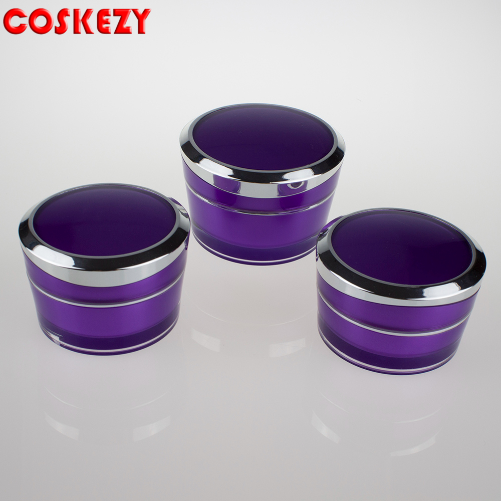 5g 15g 30g 50g cream bottle plastic round cream bottle and serum jar for cosmetic packaging