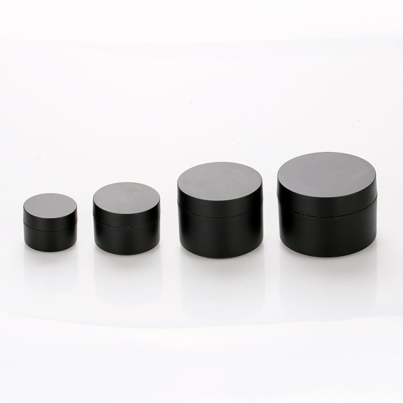 5g 15g 30g 50g matte black double wall pp plastic nail polish cosmetic jar for color gel
