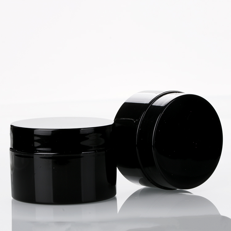 5g 15g 30g 50g matte black nail uv gel glue container empty makeup eye cream bottle