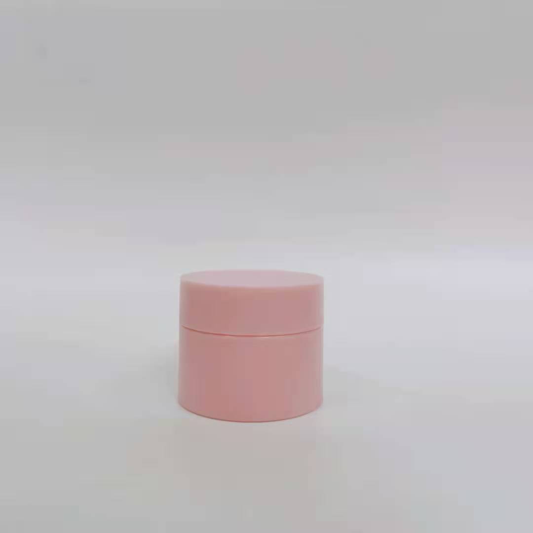 5g 15g 30g 50g matte pink double-layer PP Face cosmetic cream jar Lotion Plastic Make up Bottle plastic cosmetic jar