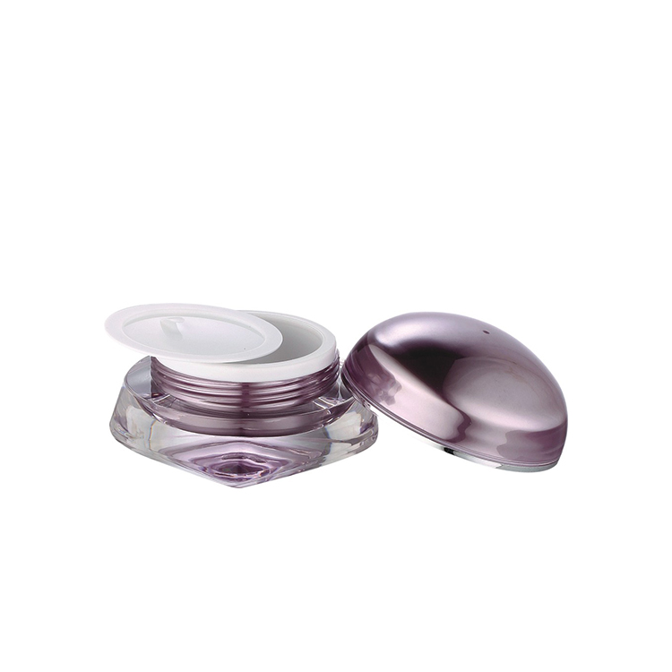 5g 15g 30g 50g  unique design fancy wholesale plum acrylic storage  beauty cosmetic cream jars