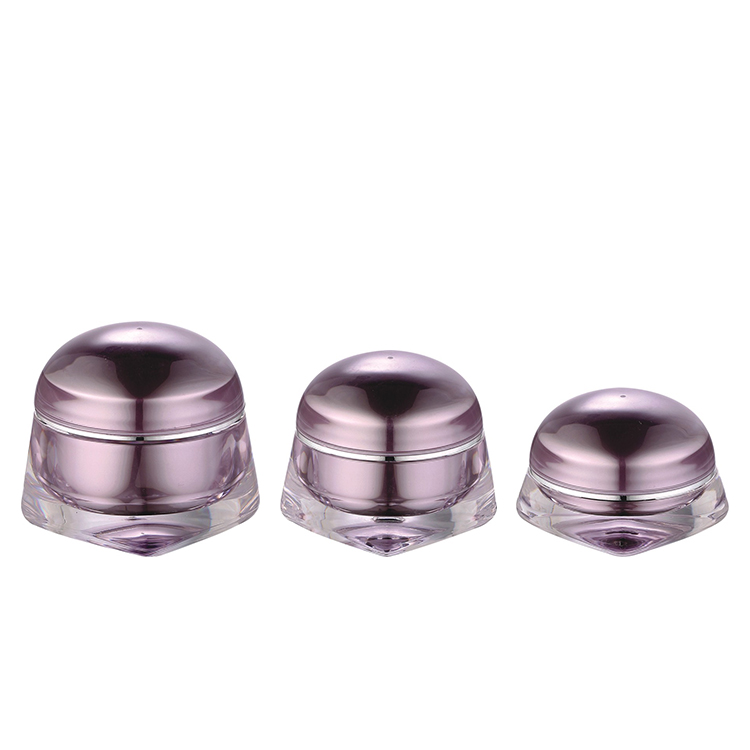 5g 15g 30g 50g unique design fancy wholesale plum acrylic storage beauty cosmetic cream jars