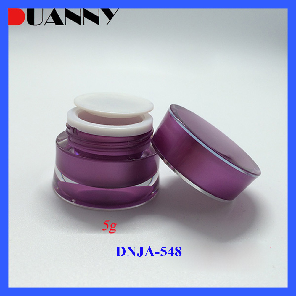 5g 15g 30g 50g waist acrylic cosmetic eco friendly bamboo compostable facial scrub cosmetic packaging jar