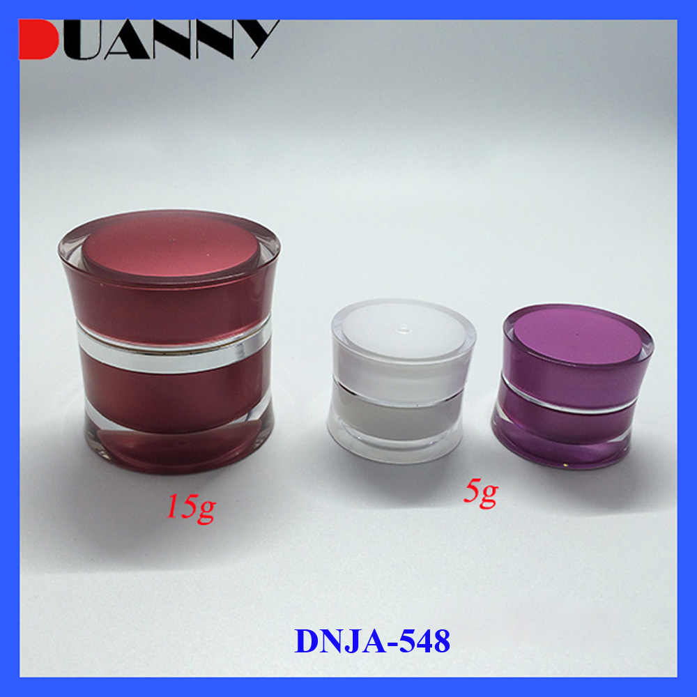 5g 15g 30g 50g waist acrylic cosmetic eco friendly bamboo compostable facial scrub cosmetic packaging jar