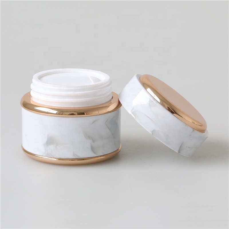 5g 30g 50g black wide mouth plastic cosmetic pp jars with lids