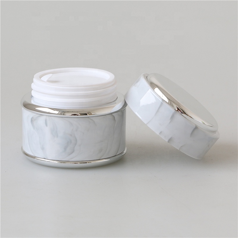 5g 30g 50g black wide mouth plastic cosmetic pp jars with lids