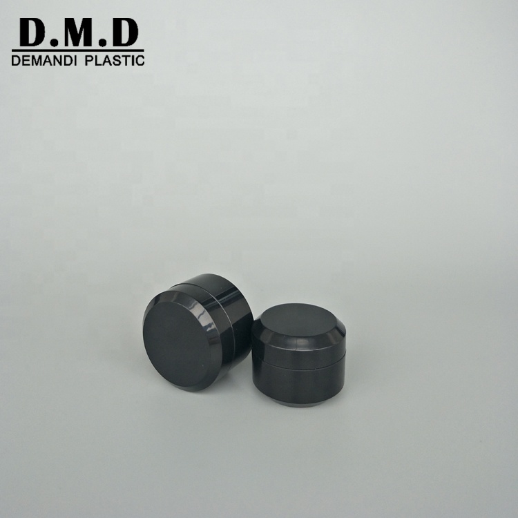5g 5ml 10ml 15g 30gram 1 oz plastic empty black cosmetic nail uv gel jar