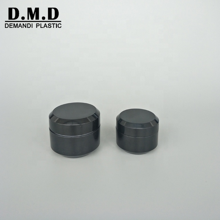 5g 5ml 10ml 15g 30gram 1 oz plastic empty black cosmetic nail uv gel jar