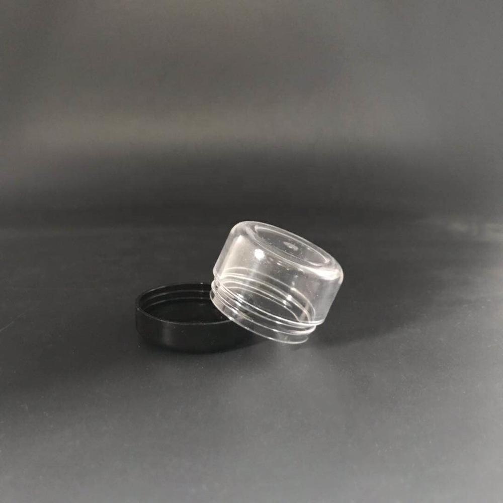 5g 5ml transparent PS plastic round loose powder cosmetic jar cream jar cream case powder case