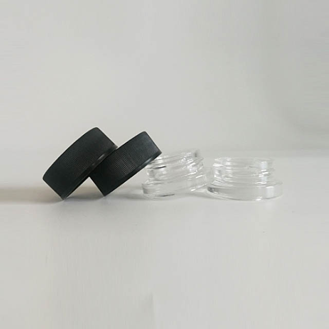 5g 7g Clear Glass Jar 5ml 7ml Child Resistant Cap/Child ProofJar/Child Resistant Bottle