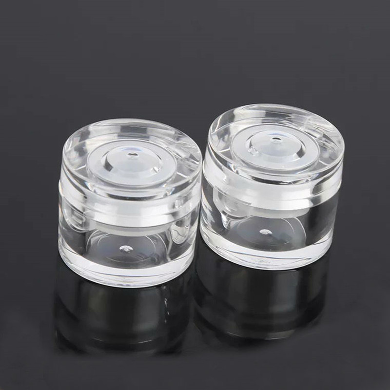 5g Acrylic Loose Powder jar, High quality plastic clear cosmetic container