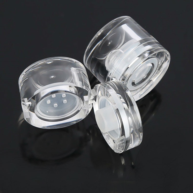 5g Acrylic Loose Powder jar, High quality plastic clear cosmetic container