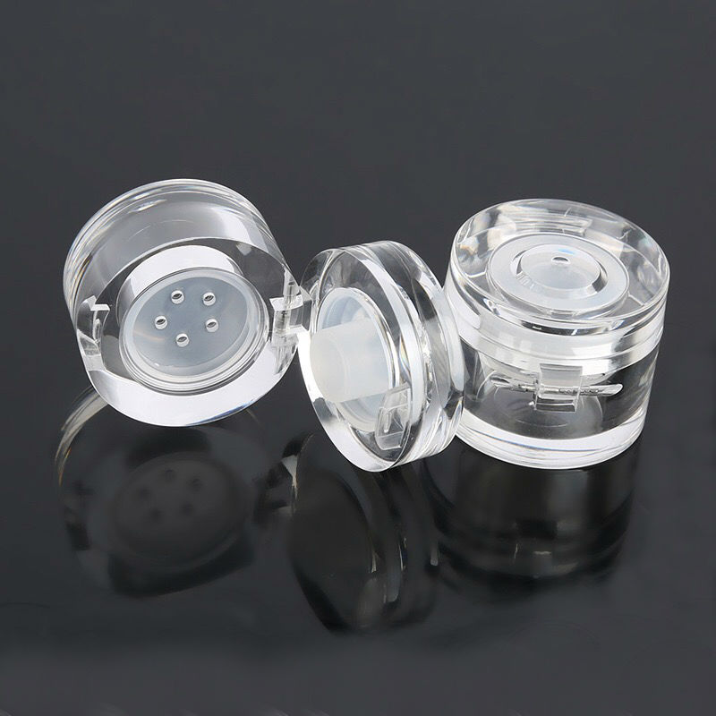 5g Acrylic Loose Powder jar, High quality plastic clear cosmetic container