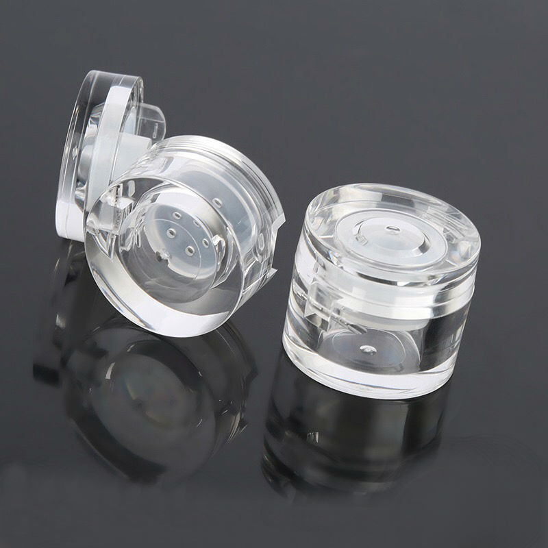 5g Acrylic Loose Powder jar, High quality plastic clear cosmetic container