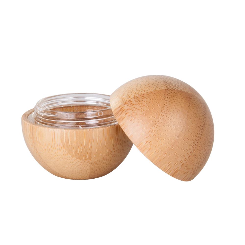 5g Bamboo Cosmetic Cream Jars, BamBoo Lid Plastic Jar, Bamboo Cosmetic Packaging