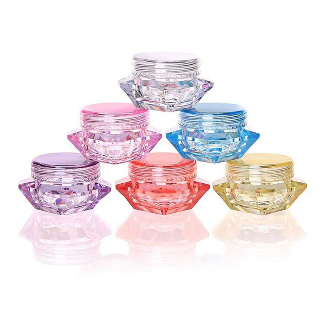 5g Cosmetic Jars Makeup Plastic Jars BPA FREE Samples Lip Balm Containers Empty Plastic Jars Cosmetic Containers Small Plastic