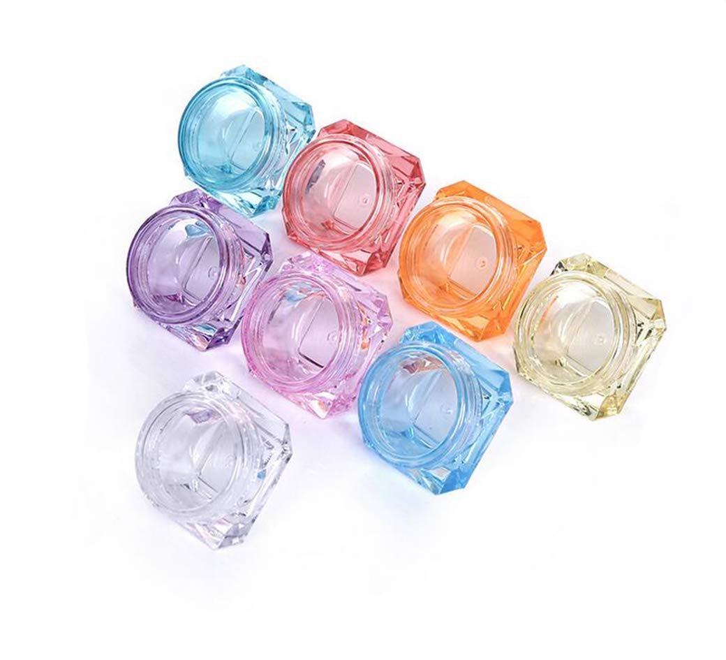 5g Cosmetic Jars Makeup Plastic Jars BPA FREE Samples Lip Balm Containers Empty Plastic Jars Cosmetic Containers Small Plastic