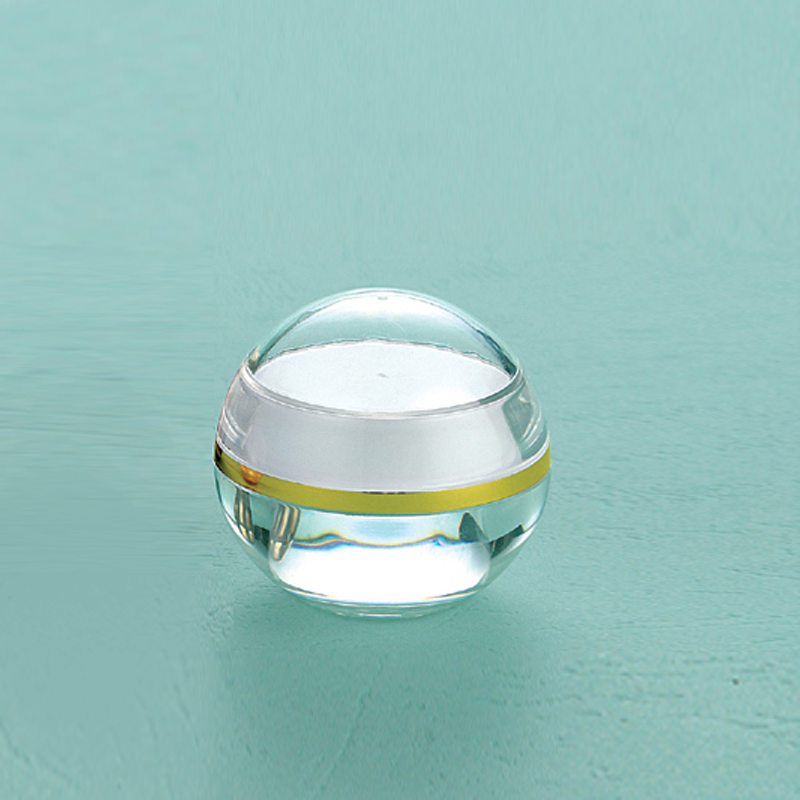 5g Customized Ball Shape small acrylic jar 5gm sample jars container of egg shape