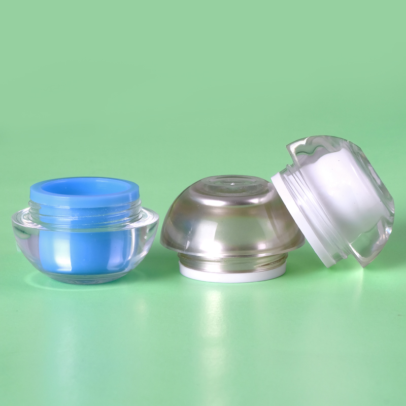 5g Customized Ball Shape small acrylic jar 5gm sample jars container of egg shape