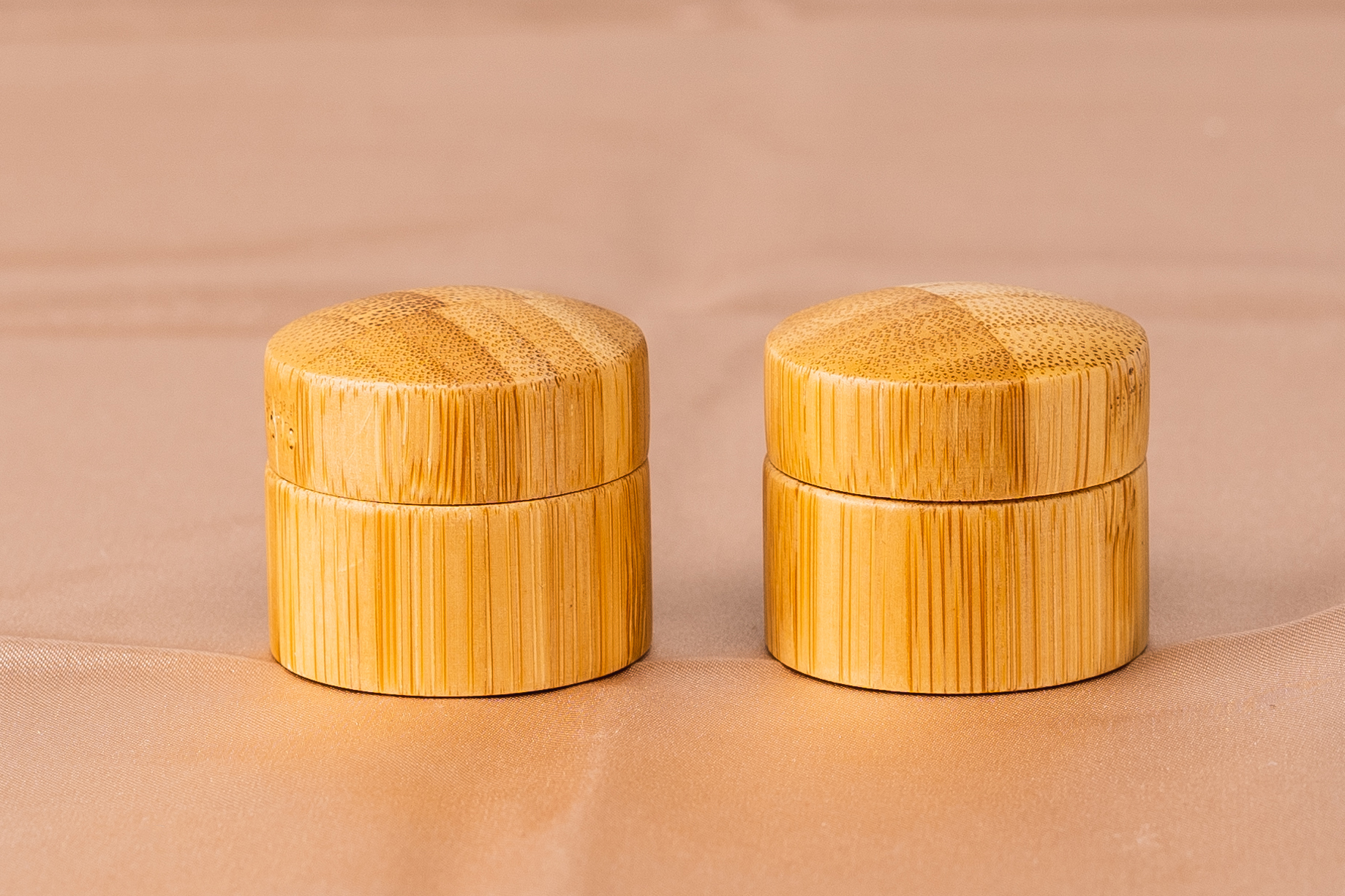 5g Makeup Container In Stock Empty Powder Pot Personal Care Case Bamboo Wooden Lids High Quality Cream Jar