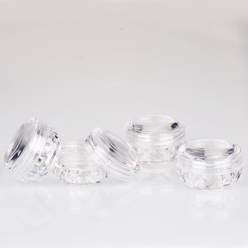 5g New Cosmetic Nail Powder Pigment Jar Clear Gel Polish Glitter Container for Cream