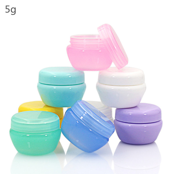 5g Plastic PP jar container with plastic lid cap,facial cream jar,Mushroom sample bottle