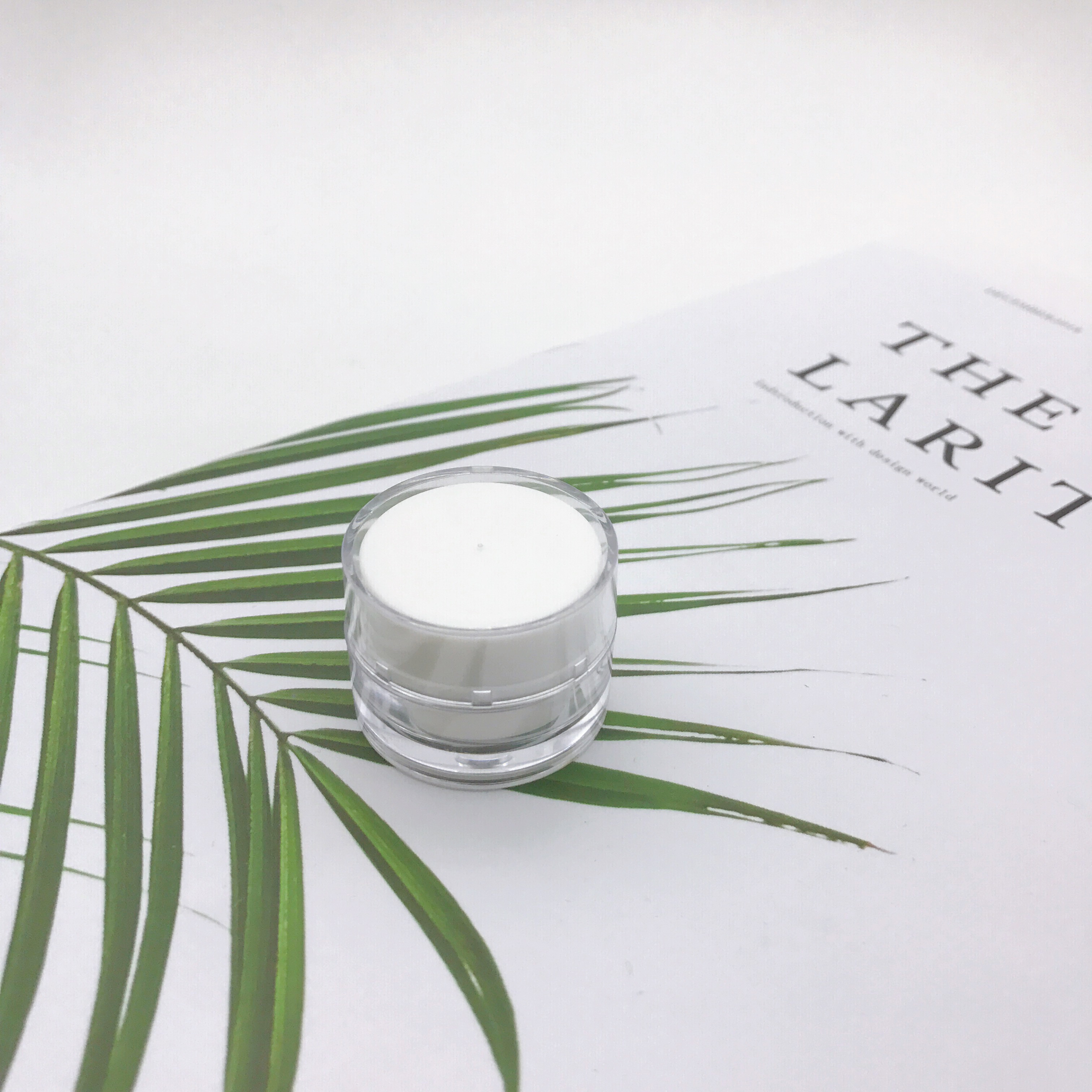 5g Round Cream Box Eye Cream Plastic Package Small Cosmetic Bottle