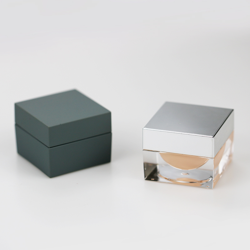 5g Shaoxing Square LED Gel Container Clear Cosmetic Nail UV Gel Jar on Sale
