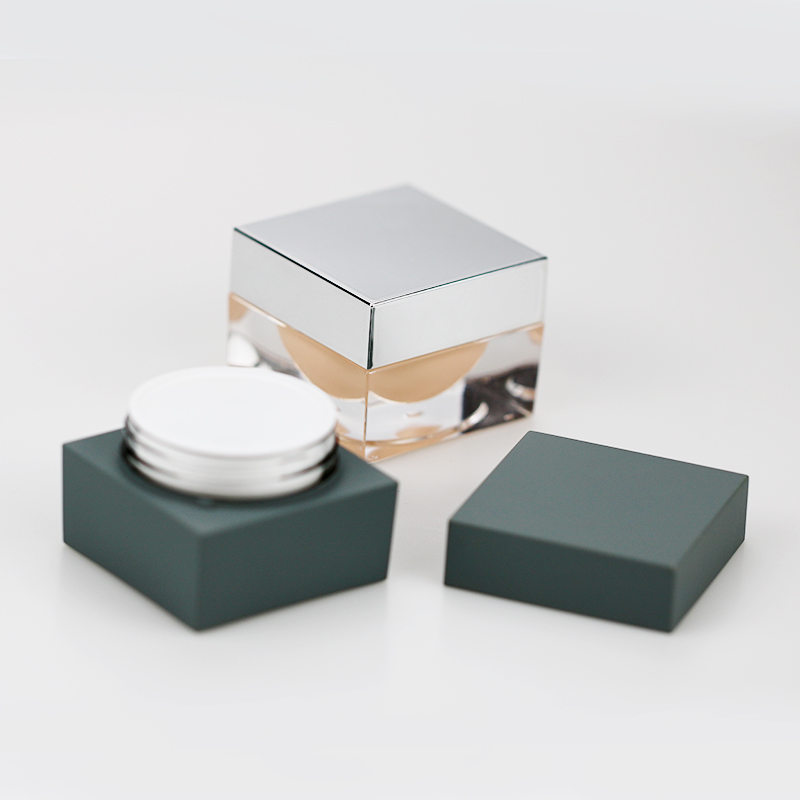 5g Shaoxing Square LED Gel Container Clear Cosmetic Nail UV Gel Jar on Sale