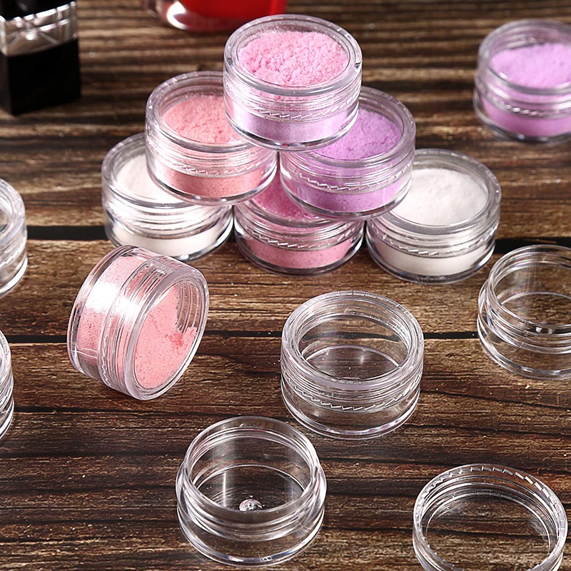 5g Small Round Powder Bottle Benefit Cosmetics Plastic Cosmetics Cosmetic Containers for Lip Scrub
