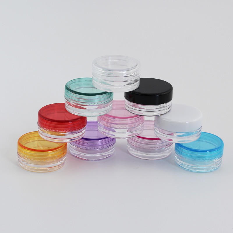 5g Small Round Powder Bottle Benefit Cosmetics Plastic Cosmetics Cosmetic Containers for Lip Scrub