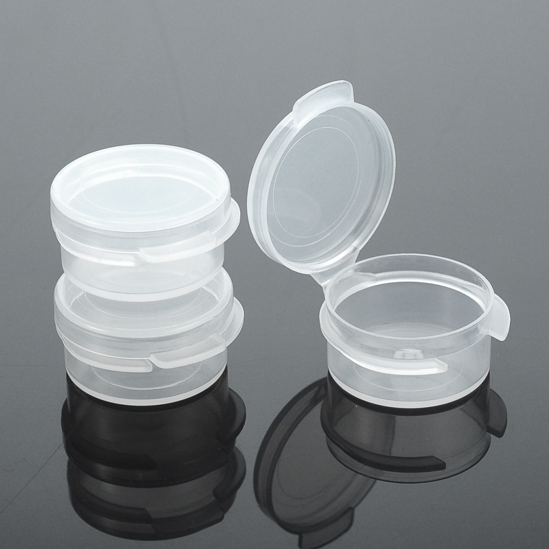 5g Small flip top Cosmetic Jar, Leakproof jar, Conjoined cap jar